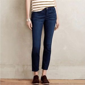 Pilcro and the Letterpress Stet Crop Ankle Jeans size 30